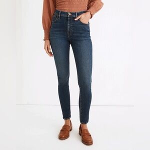Madewell 9" Mid-Rise Skinny Jeans in Skillman Wash NWT